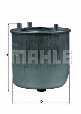 Mahle/Knecht KL 780 Фільтр паливний KL780: Купити в Україні - Добра ціна на EXIST.UA!