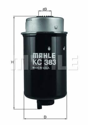 Mahle/Knecht KC 383 Фільтр палива KC383: Купити в Україні - Добра ціна на EXIST.UA!