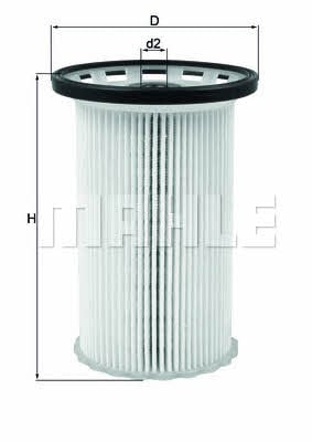 Паливний фільтр Mahle/Knecht KX 342