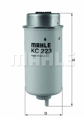 Паливний фільтр Mahle/Knecht KC 223