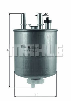 Топливный фильтр Mahle/Knecht KL 834