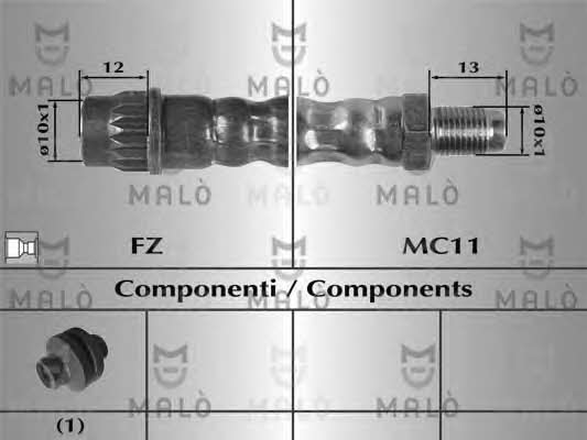 Malo 81005 Гальмівний шланг 81005: Купити в Україні - Добра ціна на EXIST.UA!