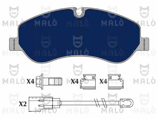 Malo 1051161 Гальмівні колодки, комплект 1051161: Купити в Україні - Добра ціна на EXIST.UA!