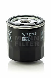 Mann-Filter W 712/41 Фільтр масляний W71241: Купити в Україні - Добра ціна на EXIST.UA!