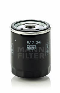 Mann-Filter W 712/6 Фільтр масляний W7126: Купити в Україні - Добра ціна на EXIST.UA!