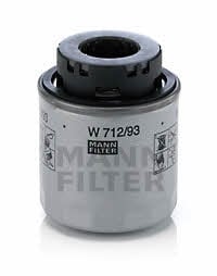 Mann-Filter W 712/93 Фільтр масляний W71293: Купити в Україні - Добра ціна на EXIST.UA!