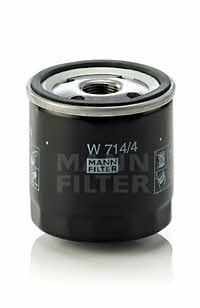 Mann-Filter W 714/4 Фільтр масляний W7144: Купити в Україні - Добра ціна на EXIST.UA!