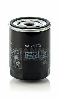 Mann-Filter W 717/2 Фільтр масляний W7172: Купити в Україні - Добра ціна на EXIST.UA!