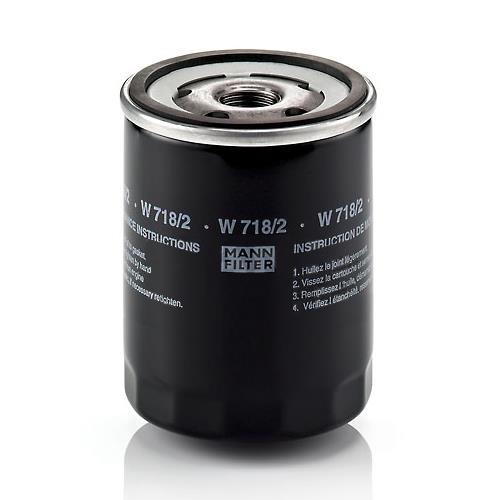 Mann-Filter W 718/2 Фільтр масляний W7182: Купити в Україні - Добра ціна на EXIST.UA!