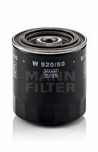 Mann-Filter W 920/80 Фільтр масляний W92080: Купити в Україні - Добра ціна на EXIST.UA!