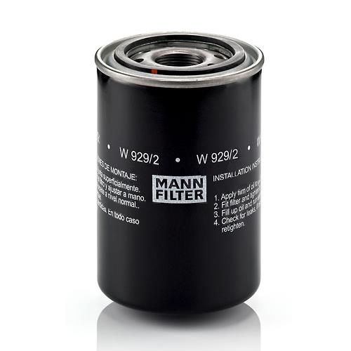 Mann-Filter W 929/2 Фільтр масляний W9292: Купити в Україні - Добра ціна на EXIST.UA!