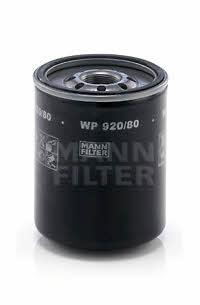 Mann-Filter WP 920/80 Фільтр масляний WP92080: Купити в Україні - Добра ціна на EXIST.UA!