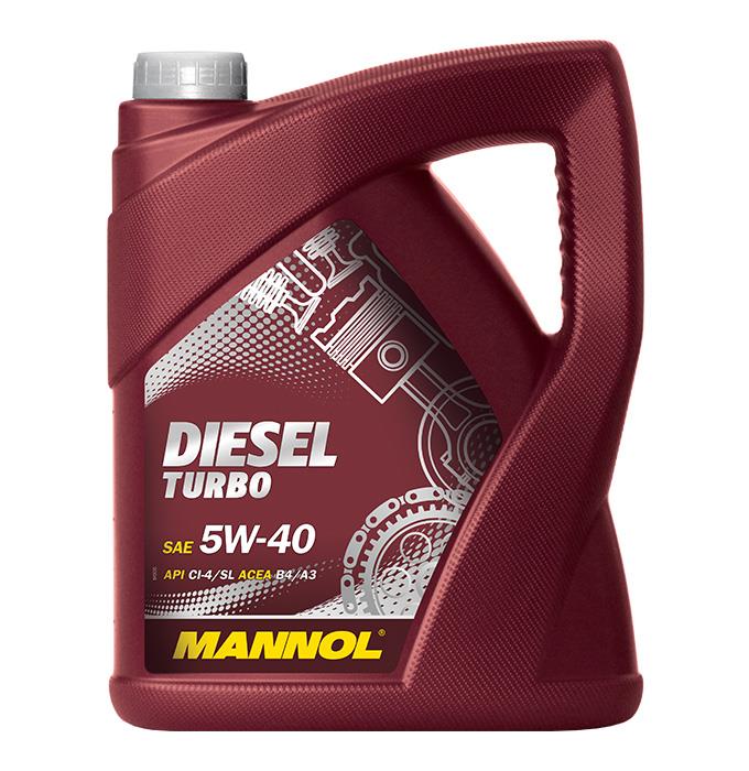 Mannol DT50510 Моторна олива Mannol DIESEL TURBO 5W-40, 5 л DT50510: Купити в Україні - Добра ціна на EXIST.UA!