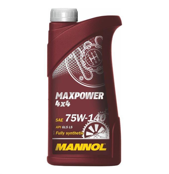 Mannol SG10200 Олива трансміссійна MANNOL 8102 Maxpower 4x4 75W-140 API GL-5 LS, 1 л SG10200: Купити в Україні - Добра ціна на EXIST.UA!