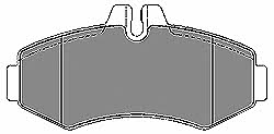 6522 Mapco Тормозные колодки дисковые, комплект