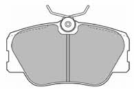 6242 Mapco Тормозные колодки дисковые, комплект