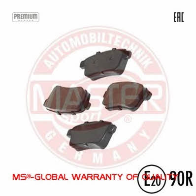 Тормозные колодки дисковые, комплект Master-sport 13-0460-2744-2N-SET-MS