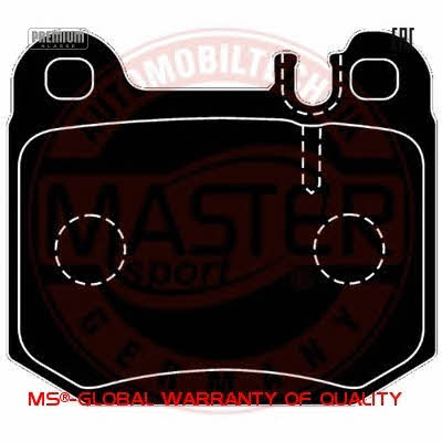Тормозные колодки дисковые, комплект Master-sport 13-0460-4977-2N-SET-MS