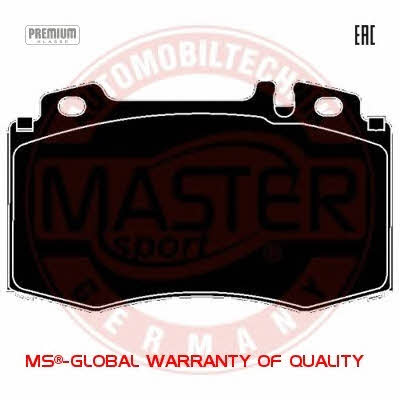 Тормозные колодки дисковые, комплект Master-sport 13-0460-4984-2N-SET-MS