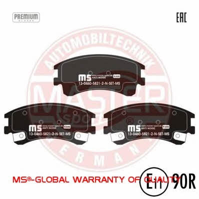 Тормозные колодки дисковые, комплект Master-sport 13-0460-5821-2N-SET-MS