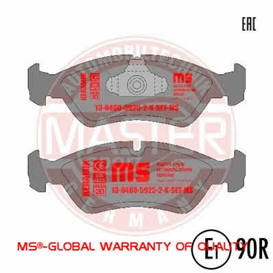 Тормозные колодки дисковые, комплект Master-sport 13-0460-5925-2K-SET-MS