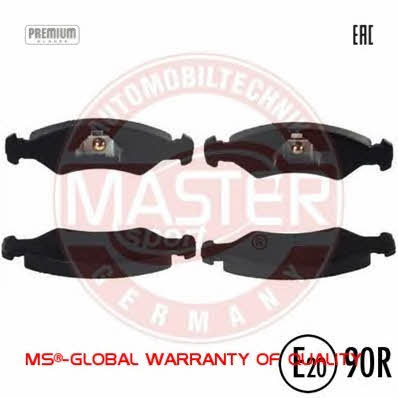 Тормозные колодки дисковые, комплект Master-sport 13-0460-7067-2N-SET-MS