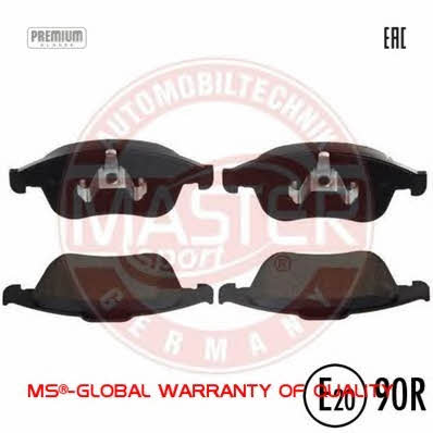 Тормозные колодки дисковые, комплект Master-sport 13-0460-7102-2N-SET-MS