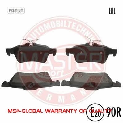 Тормозные колодки дисковые, комплект Master-sport 13-0460-7175-2N-SET-MS