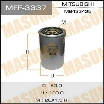 Masuma MFF-3337 Фільтр палива MFF3337: Купити в Україні - Добра ціна на EXIST.UA!