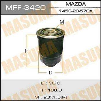 Masuma MFF-3420 Фільтр палива MFF3420: Приваблива ціна - Купити в Україні на EXIST.UA!