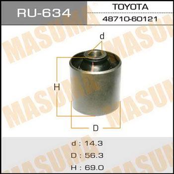 Masuma RU-634 Сайлентблок RU634: Купити в Україні - Добра ціна на EXIST.UA!