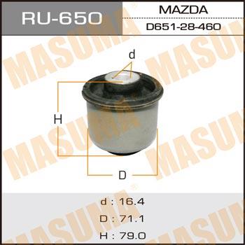 Masuma RU-650 Сайлентблок RU650: Купити в Україні - Добра ціна на EXIST.UA!