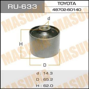 Masuma RU-633 Сайлентблок важеля RU633: Купити в Україні - Добра ціна на EXIST.UA!