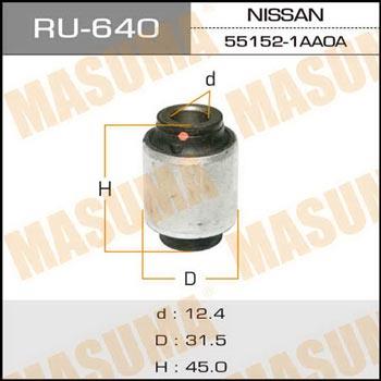 Masuma RU-640 Сайлентблок задньої цапфи нижній RU640: Купити в Україні - Добра ціна на EXIST.UA!