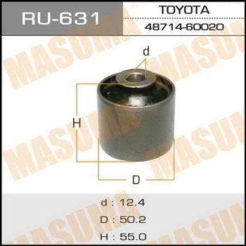 Masuma RU-631 Сайлентблок важеля RU631: Купити в Україні - Добра ціна на EXIST.UA!