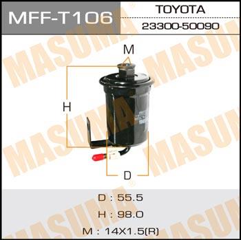 Masuma MFF-T106 Фільтр палива MFFT106: Приваблива ціна - Купити в Україні на EXIST.UA!