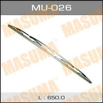Masuma MU-026 Щітка склоочисника каркасна Masuma Nano Graphite 650 мм (26") MU026: Купити в Україні - Добра ціна на EXIST.UA!