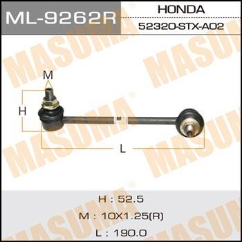 Masuma ML-9262R Стойка стабилизатора заднего ML9262R: Отличная цена - Купить в Украине на EXIST.UA! ML9262R Masuma Стойка стабилизатора заднего