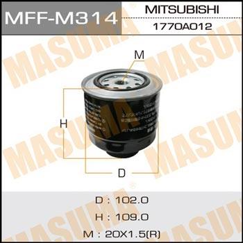 Masuma MFF-M314 Фільтр палива MFFM314: Купити в Україні - Добра ціна на EXIST.UA!