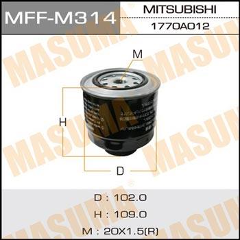 Masuma MFF-M314 Паливний фільтр MFFM314: Приваблива ціна - Купити в Україні на EXIST.UA! MFFM314 Masuma Паливний фільтр