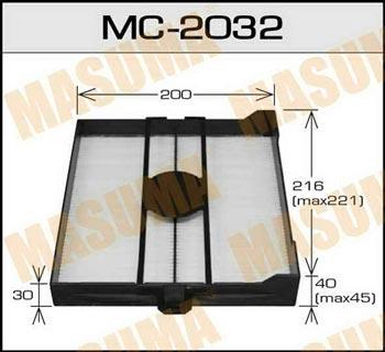 Masuma MC-2032 Фільтр салону MC2032: Купити в Україні - Добра ціна на EXIST.UA!