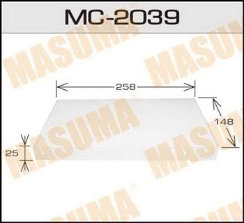 Masuma MC-2039 Фільтр салону MC2039: Приваблива ціна - Купити в Україні на EXIST.UA!