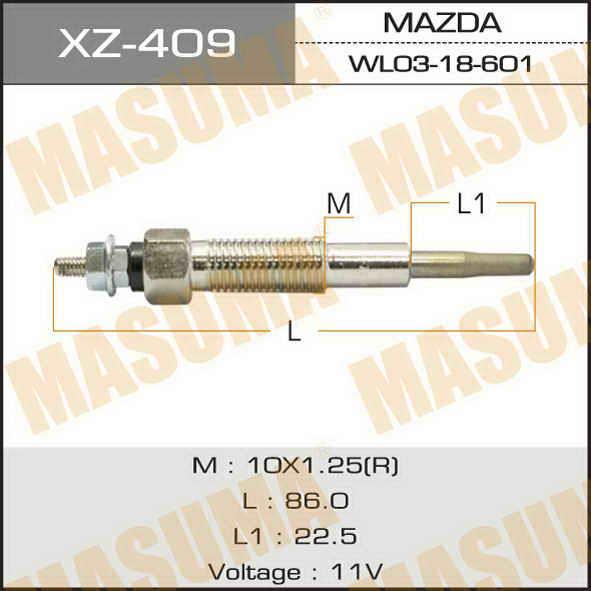 XZ409 Masuma Свеча накаливания