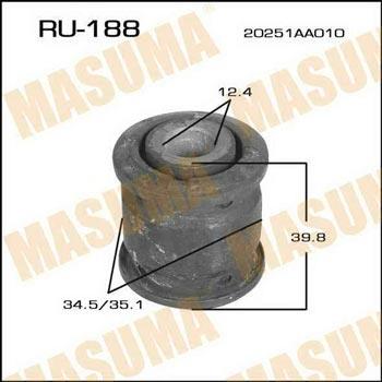 Masuma RU-188 Сайлентблок заднього поперечного важеля RU188: Купити в Україні - Добра ціна на EXIST.UA!