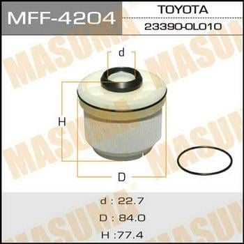 Фильтры топливные Renault Captur (Рено Каптур): MFF4204 Masuma Топливный фильтр