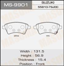 Masuma MS-9901 Колодки гальмівні барабанні, комплект MS9901: Купити в Україні - Добра ціна на EXIST.UA!