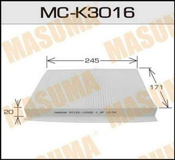 Masuma MC-K3016 Фільтр салону MCK3016: Купити в Україні - Добра ціна на EXIST.UA!