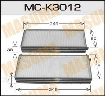 Masuma MC-K3012 Фільтр салону MCK3012: Купити в Україні - Добра ціна на EXIST.UA!