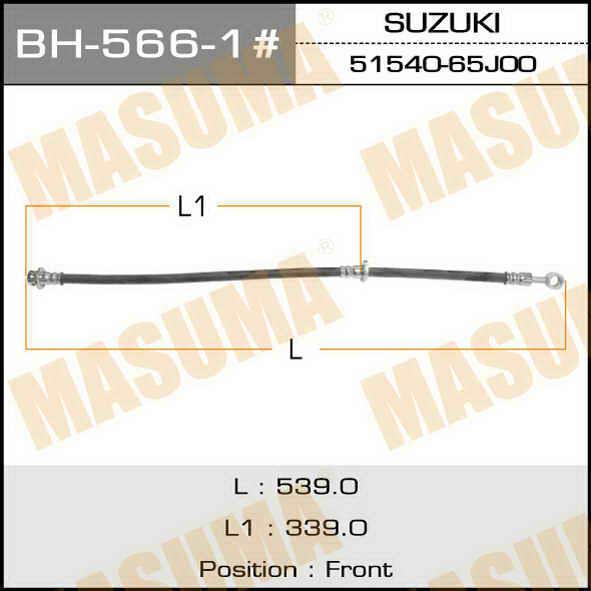 BH5661 Masuma Тормозной шланг