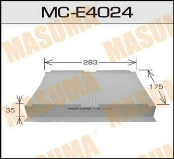 Masuma MC-E4024 Фільтр салону MCE4024: Купити в Україні - Добра ціна на EXIST.UA!